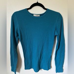 Women’s Long Sleeve Blue Top